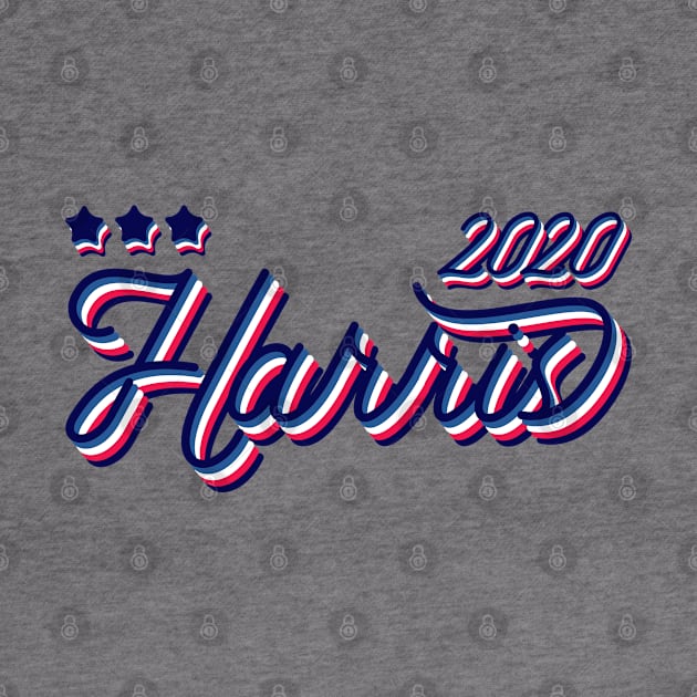 Kamala Harris 2020, Presidential Candidate - cool red white and blue vintage style. by YourGoods